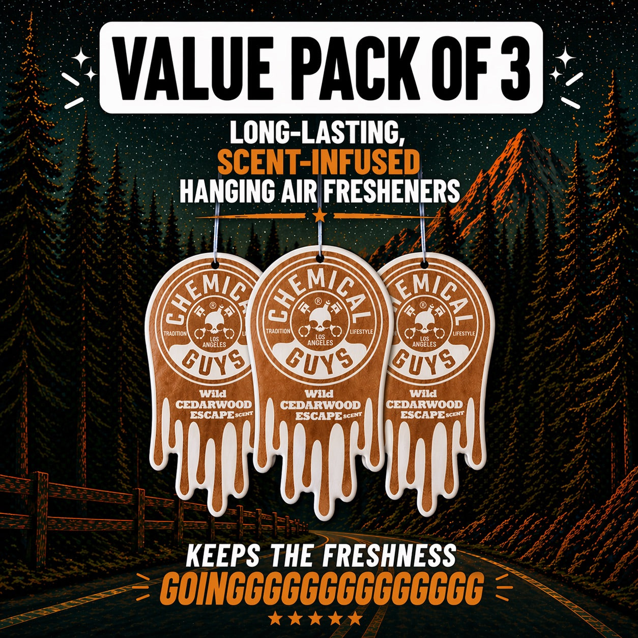 Hanging Car Air Fresheners | All Scents | Chemical Guys