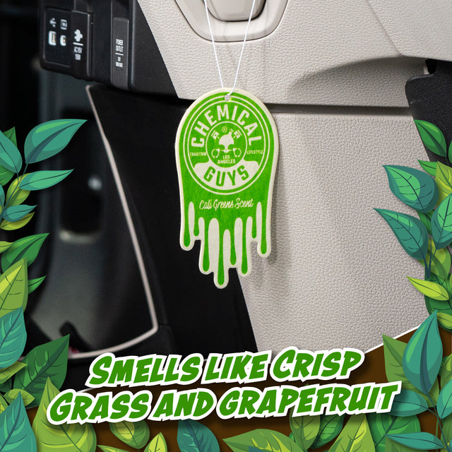 plant car air freshener Chemical Guys | Cali Greens Hanging Air Freshener and Odor Eliminator | Long-Lasting Scent