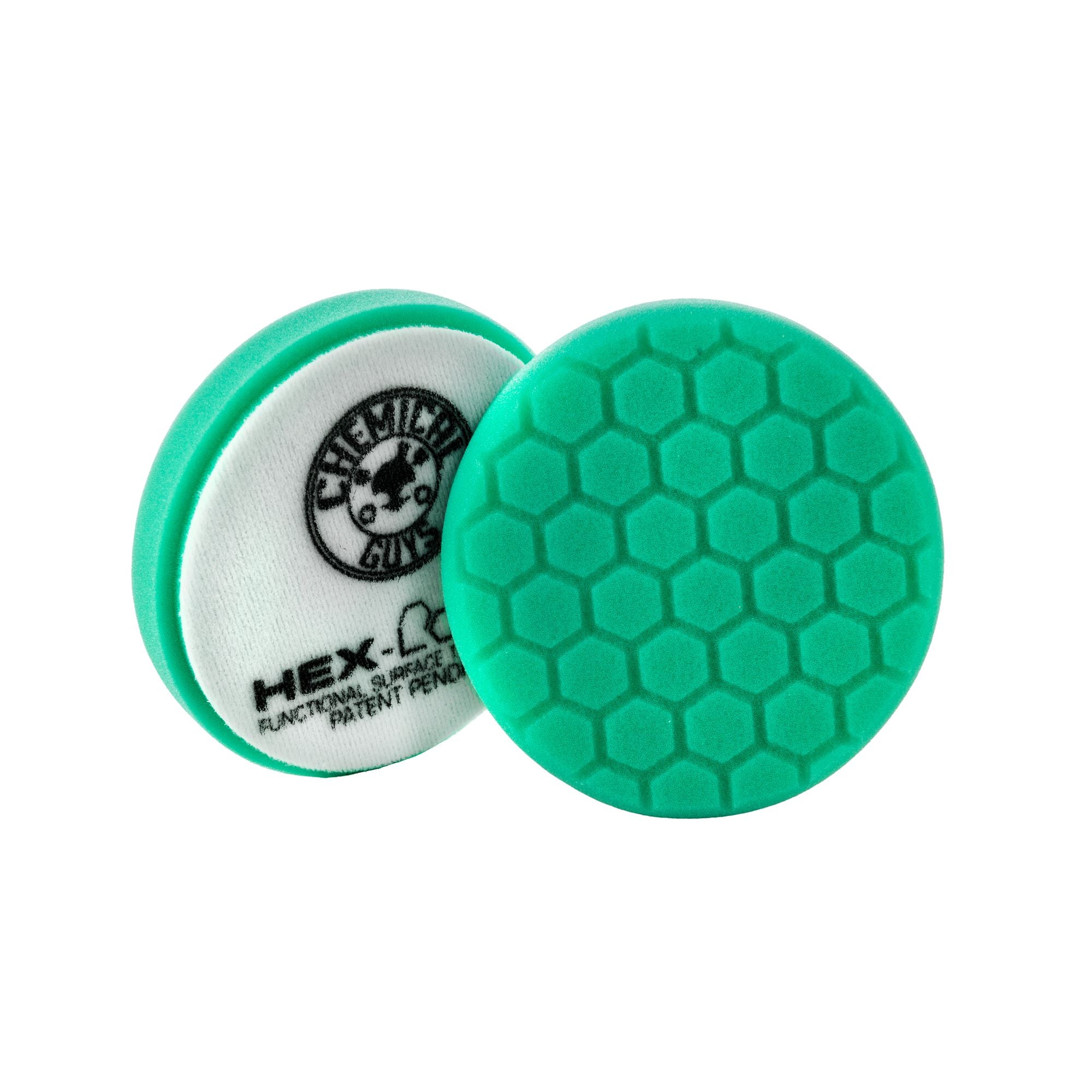 Green HexLogic Heavy Polishing Pad Chemical Guys