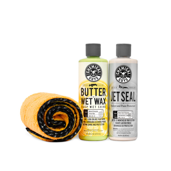 Paint Protect Jetseal & Butter Wet Wax Bundle w/Towel | Chemical Guys