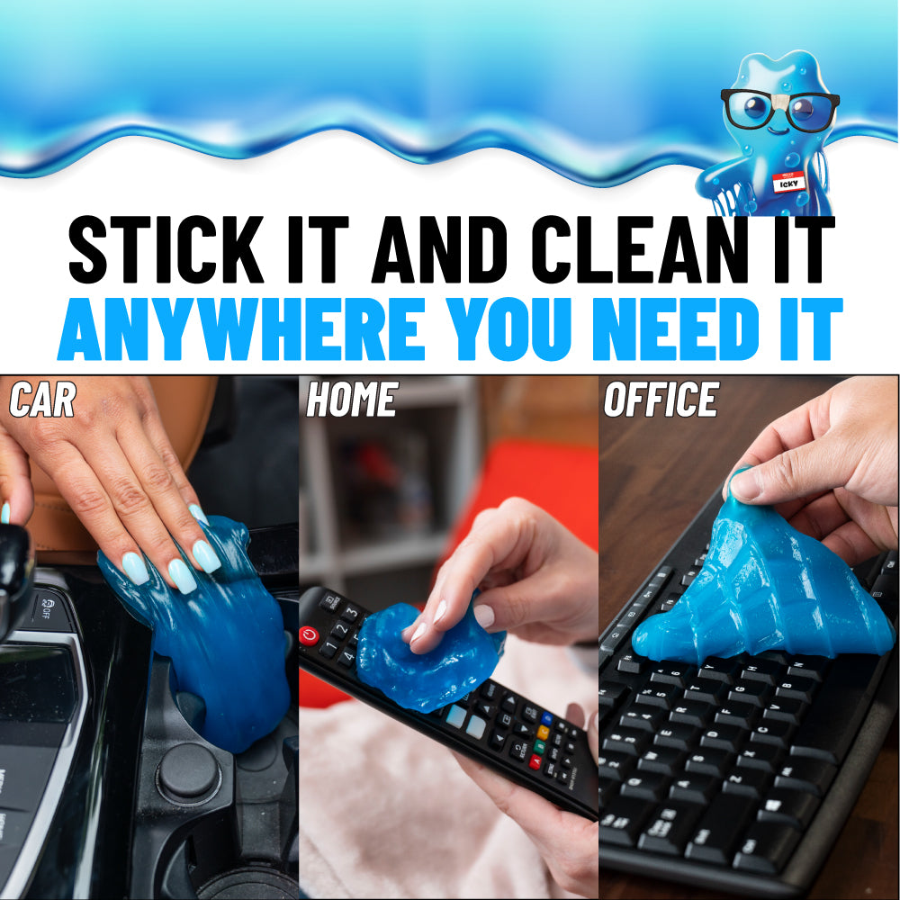 Sticky Clean Sticky Icky Car Cleaning Gel 4-Pack | Chemical Guys