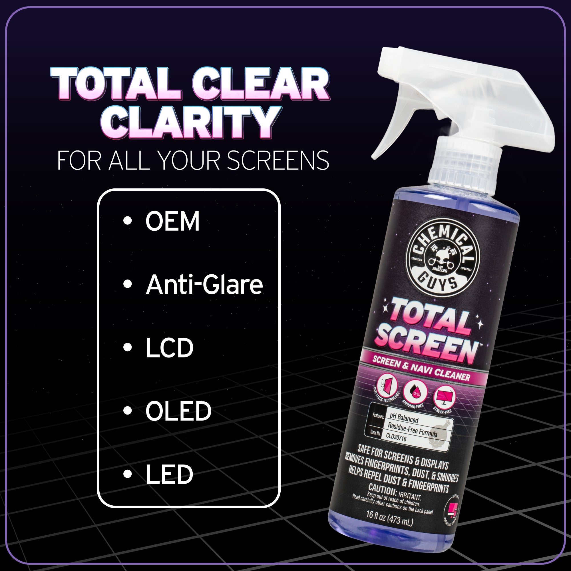Total Screen™ Screen and Navigation Cleaner | Chemical Guys