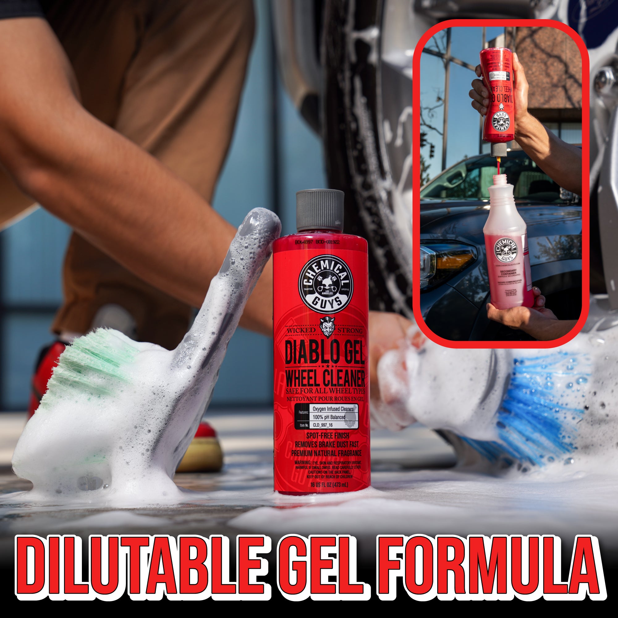 Diablo Oxygen Infused Foam Wheel and Rim Cleaner | Chemical Guys