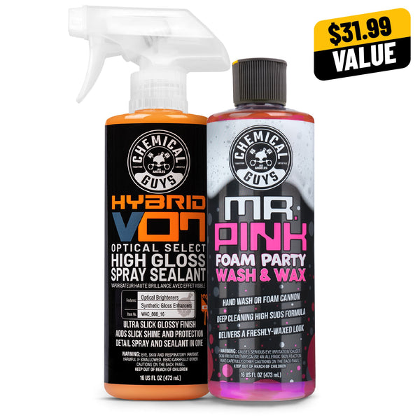 Mr. Pink Foam Party Express Wash & Detail Bundle | Chemical Guys