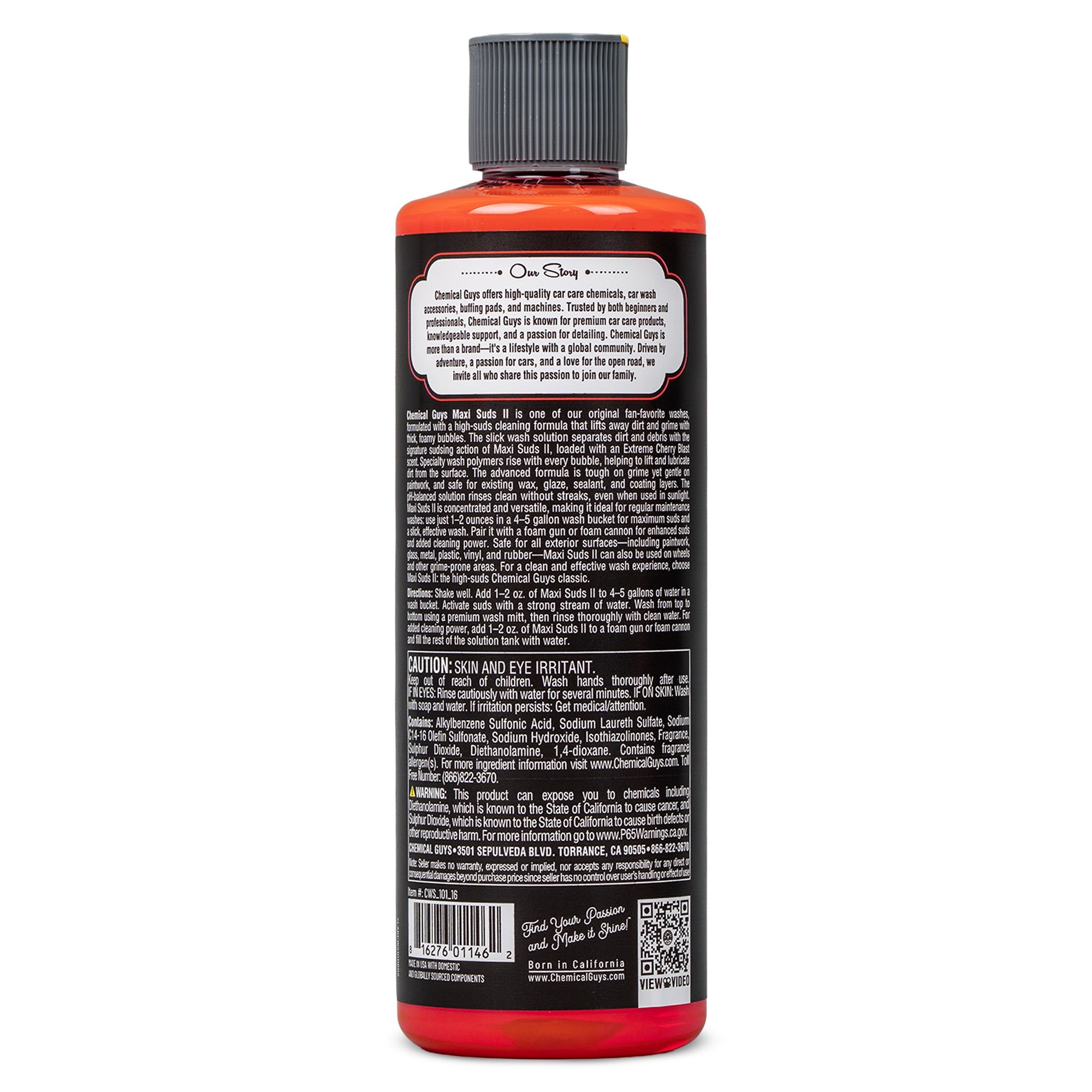 Maxi Suds II High Suds Car Wash Soap | Chemical Guys