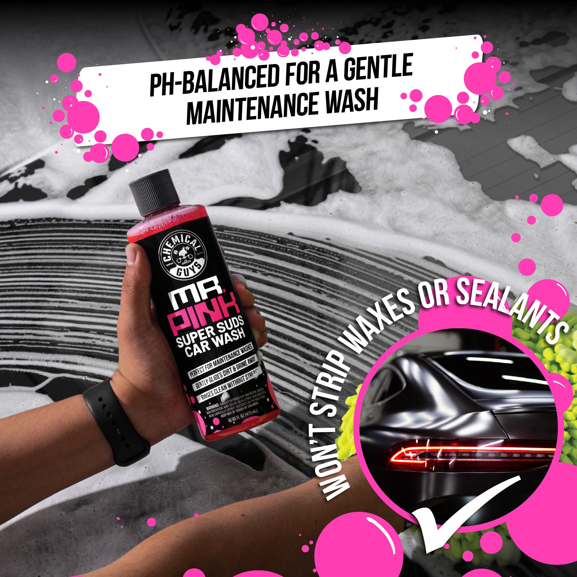 PINK 4種セット 250ml Mr. Pink Car Wash Shampoo Bundle | Chemical Guys