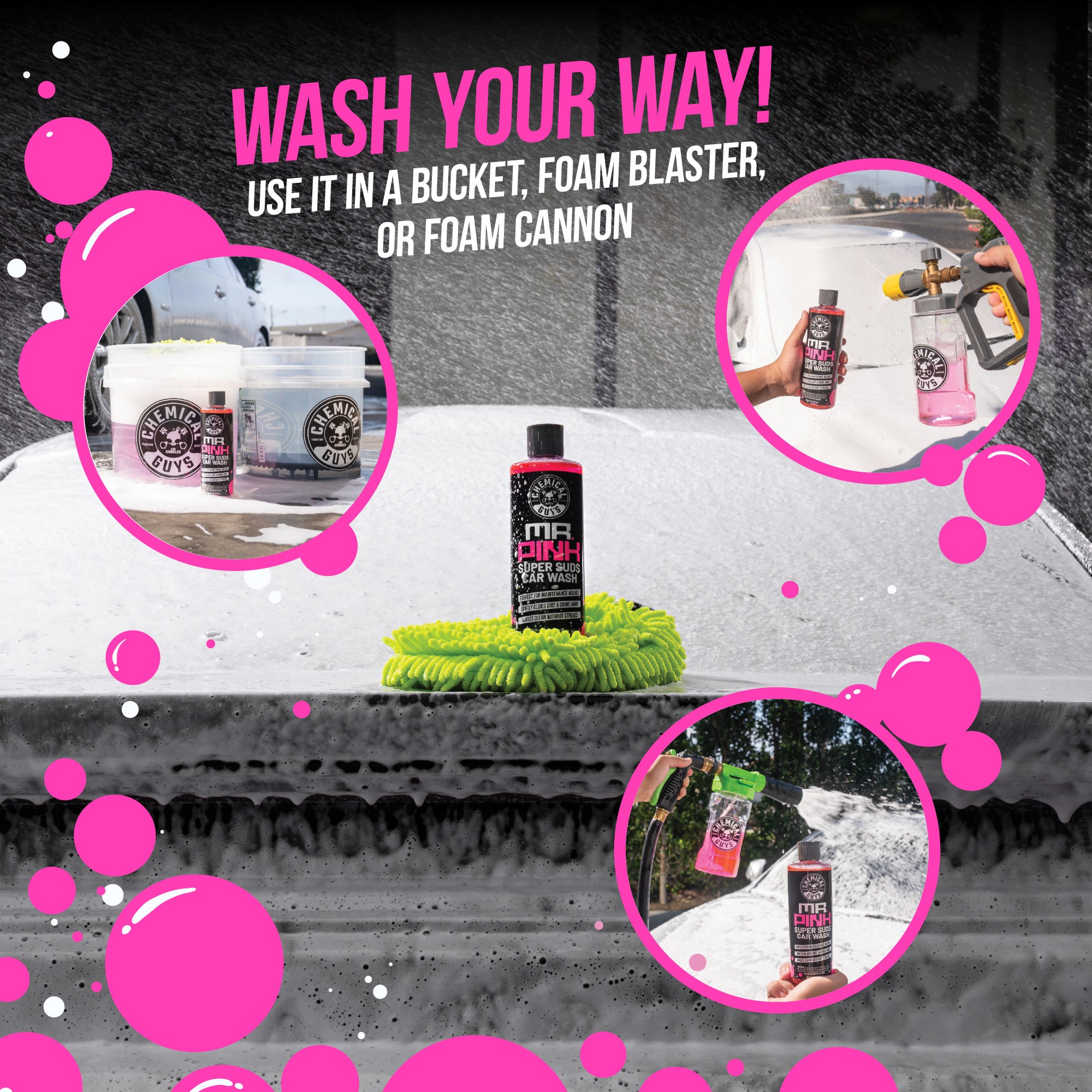 Mr. Pink Car Wash Shampoo Bundle | Chemical Guys