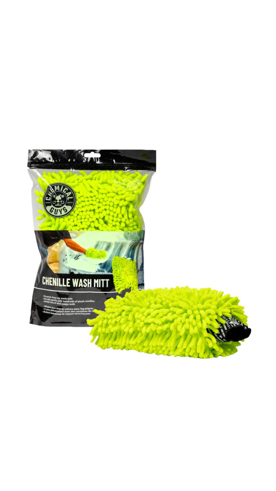 Car Wash Mitt For Safer, Scratch-Free Washing