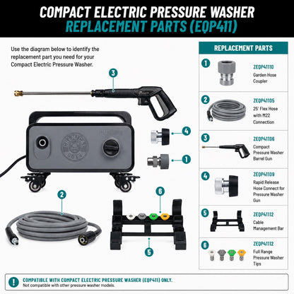 ProFlow PM2000 Pro Pressure Washer Replacement Parts