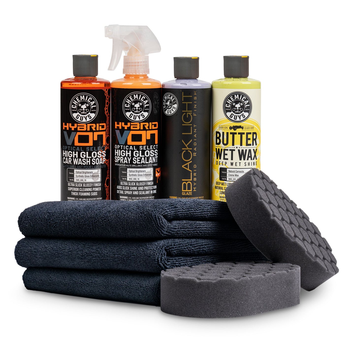 Black Car Care Kit Chemical Guys