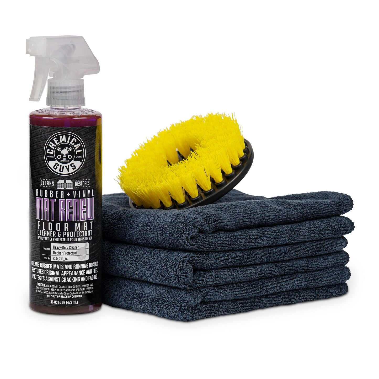 Rubber and Vinyl Floor Mat Cleaning Kit