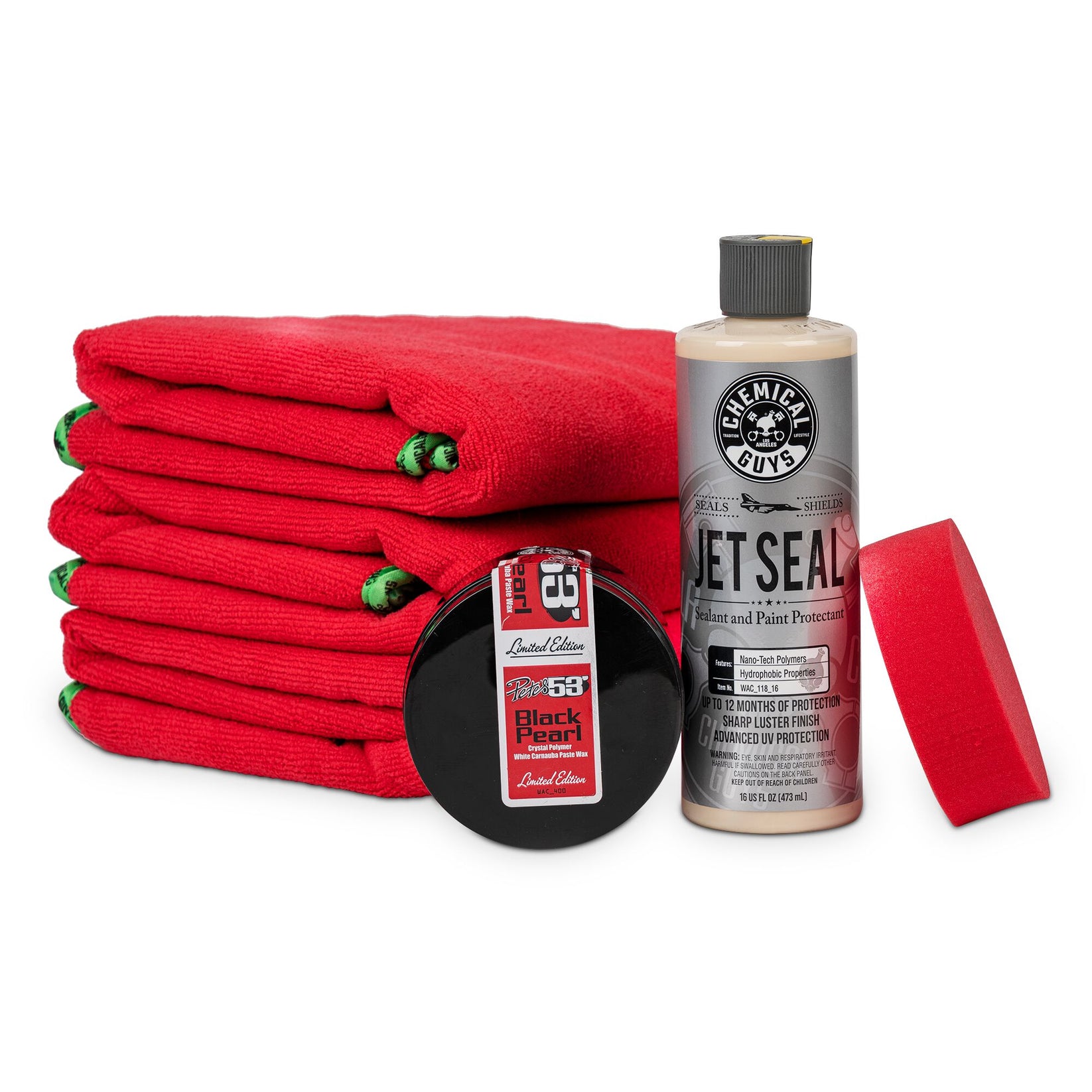 Paint Protect Jetseal & Wax Car Bundle with Towels Chemical Guys