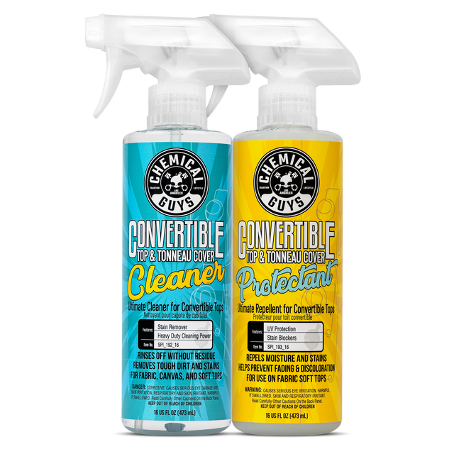 Chemical Guys HOL_996 Convertible Top Cleaner and Protectant Kit, 16 oz, 2 Items Chemical Guys HOL_996 Convertible Top Cleaner and Protectant Kit, 16 oz, 2 Items