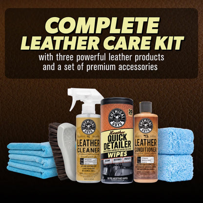Complete Leather Clean, Condition, & Maintain Kit