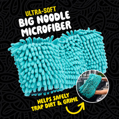Big Noodle Grip & Glide Two Handed Wash Mitt