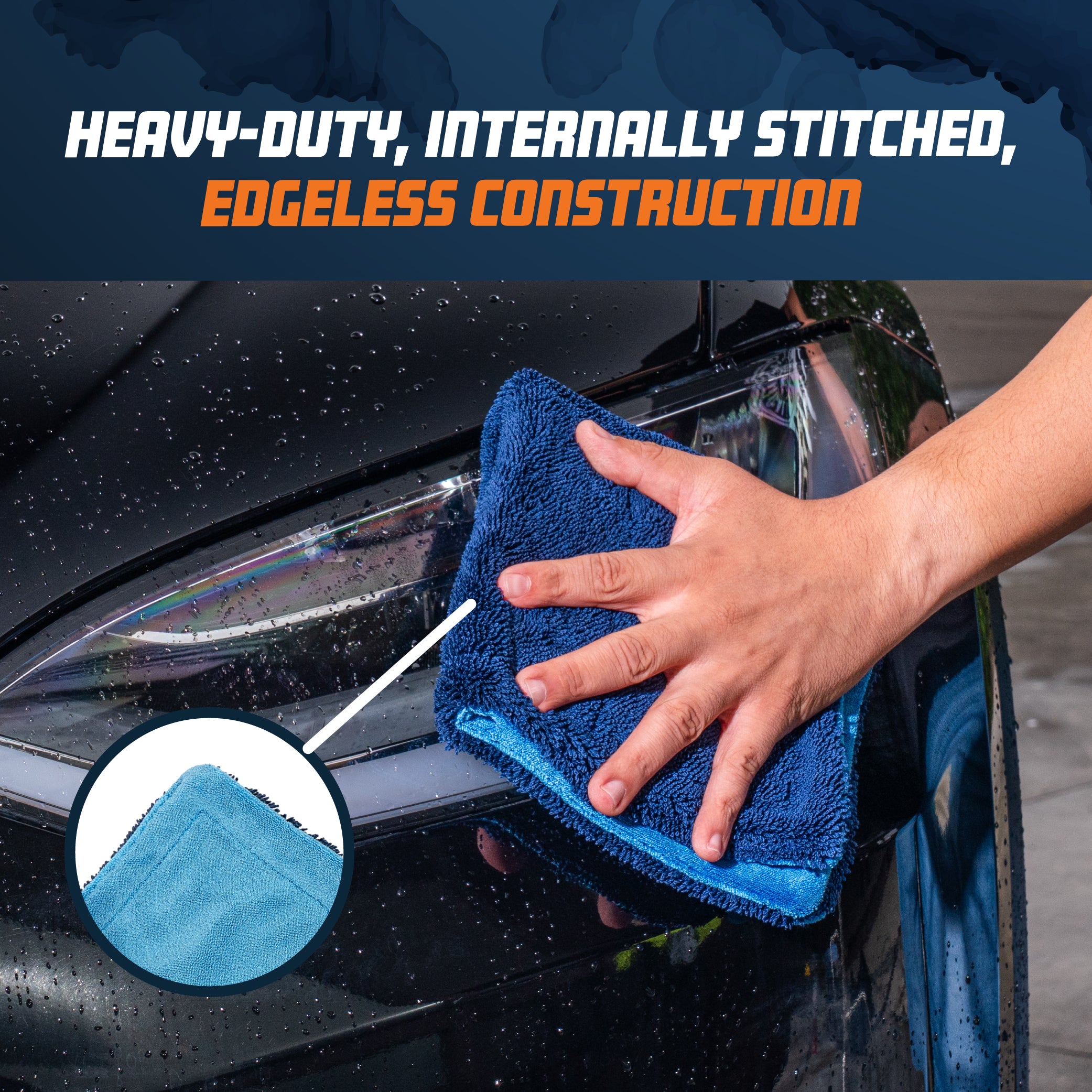 Little Megalodon Multi-Purpose Microfiber Towel 2-Pack | Chemical Guys