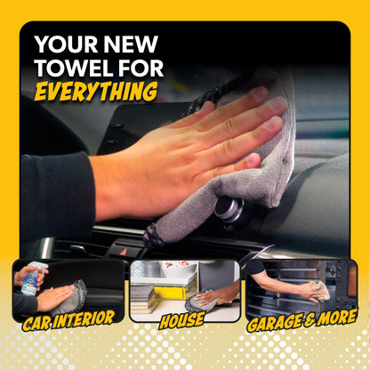 Gray Workhorse EZ All-Purpose Microfiber Towels