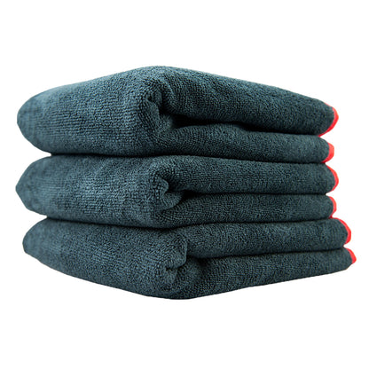 Premium Red Line Microfiber Towel 3-Pack