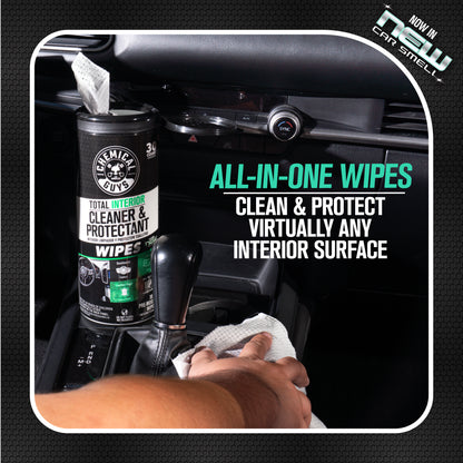 Total Interior New Car Wipes 3-Pack Kit