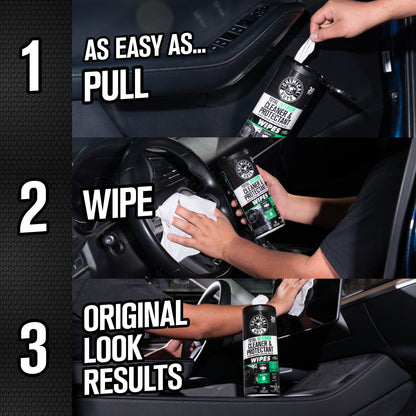 Total Interior New Car Wipes 3-Pack Kit