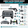 ProFlow PM2000 Pro Pressure Washer Replacement Parts