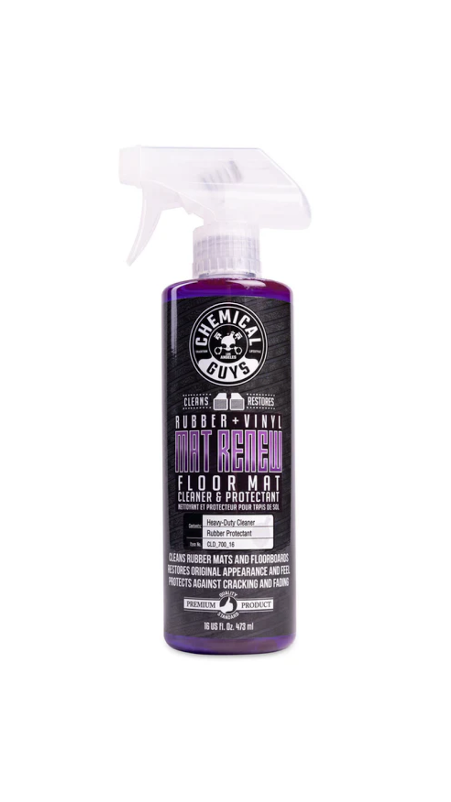 Rubber + Vinyl Floor Mat Cleaner and Protectant