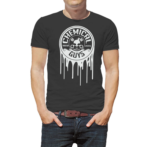 White Dripping Logo T-Shirt, SEMA Edition | Chemical Guys