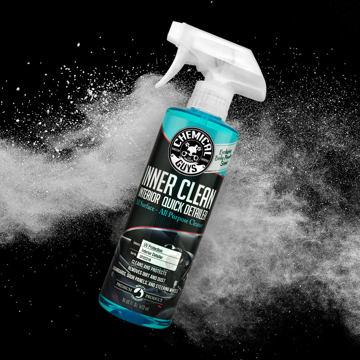 InnerClean Interior Quick Detailer and Protectant Baby Powder Scent Chemical Guys