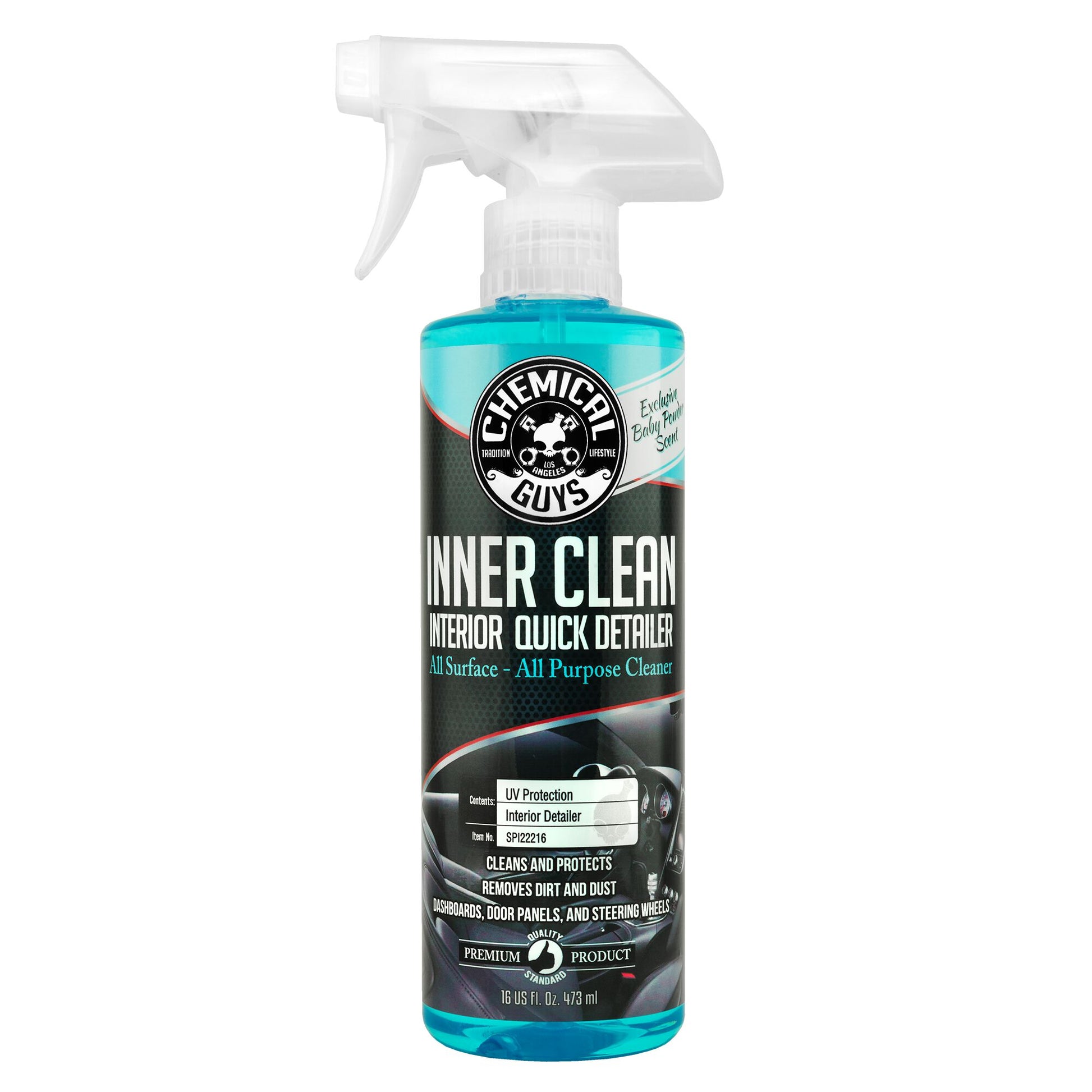 InnerClean Interior Quick Detailer and Protectant Baby Powder Scent Chemical Guys