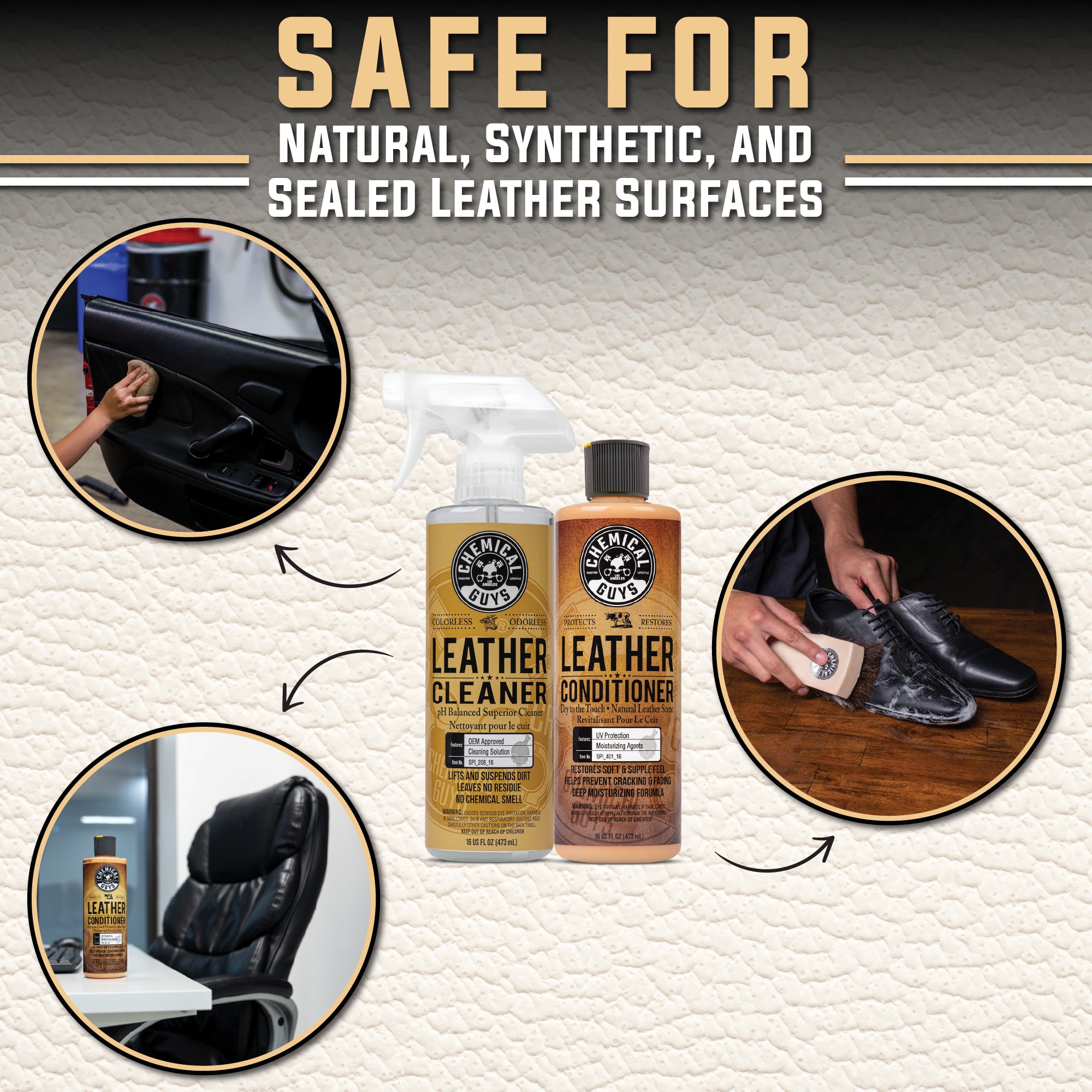 Leather Care Arsenal Kit | Chemical Guys