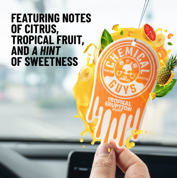 Tropical Eruption Hanging Air Freshener | Chemical Guys Tropical Eruption Hanging Air Freshener | Chemical Guys