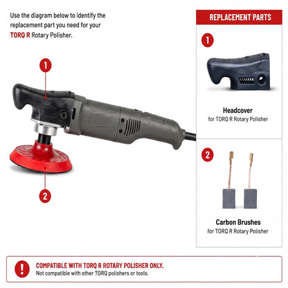 TORQ R Rotary Polisher Replacement Parts