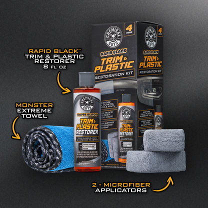 Rapid Black Trim Restorer Kit
