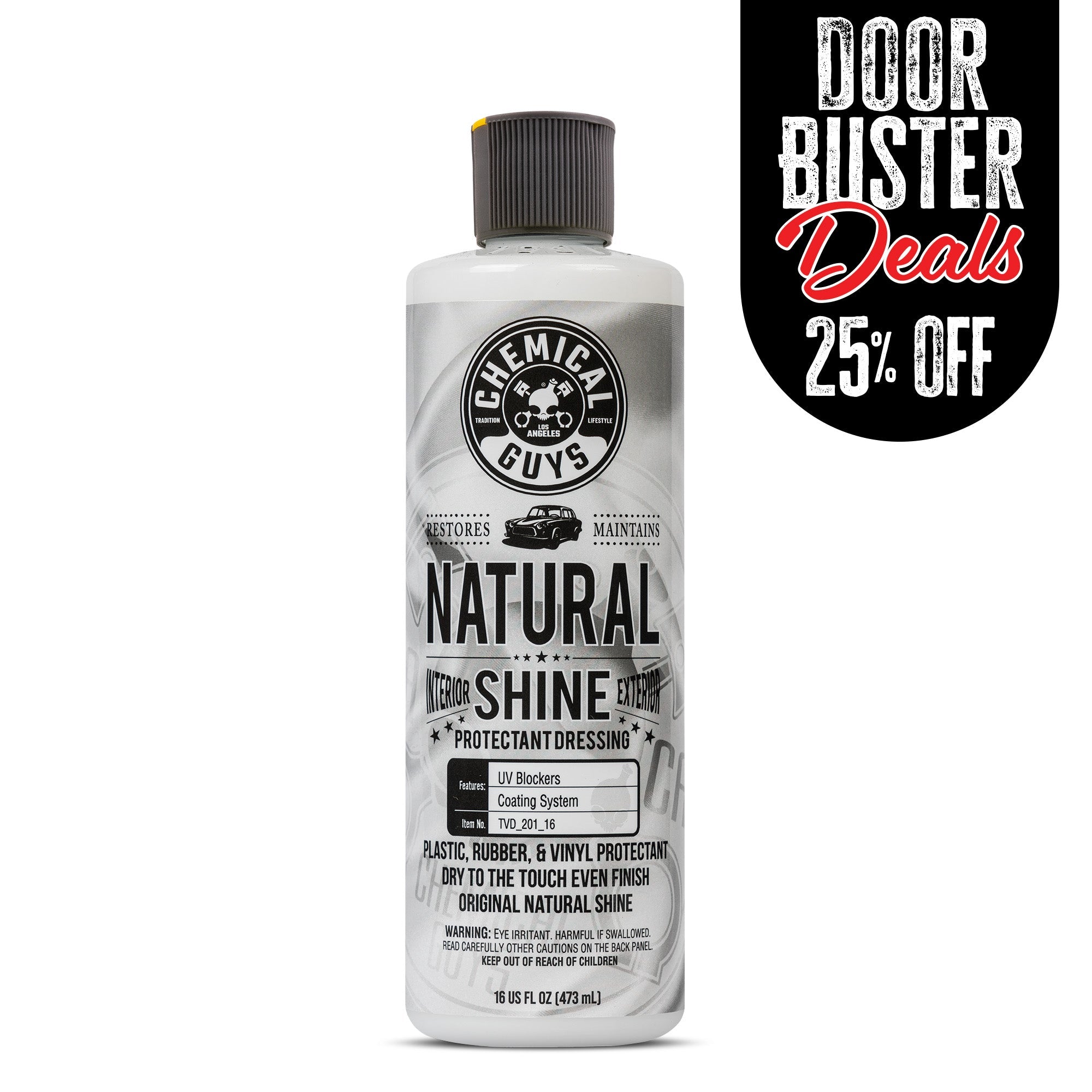 Chemical Guys Extreme Vinyl/Rubber/Plastic Super Shine Dressing | Universal (TVD_107) main image 1