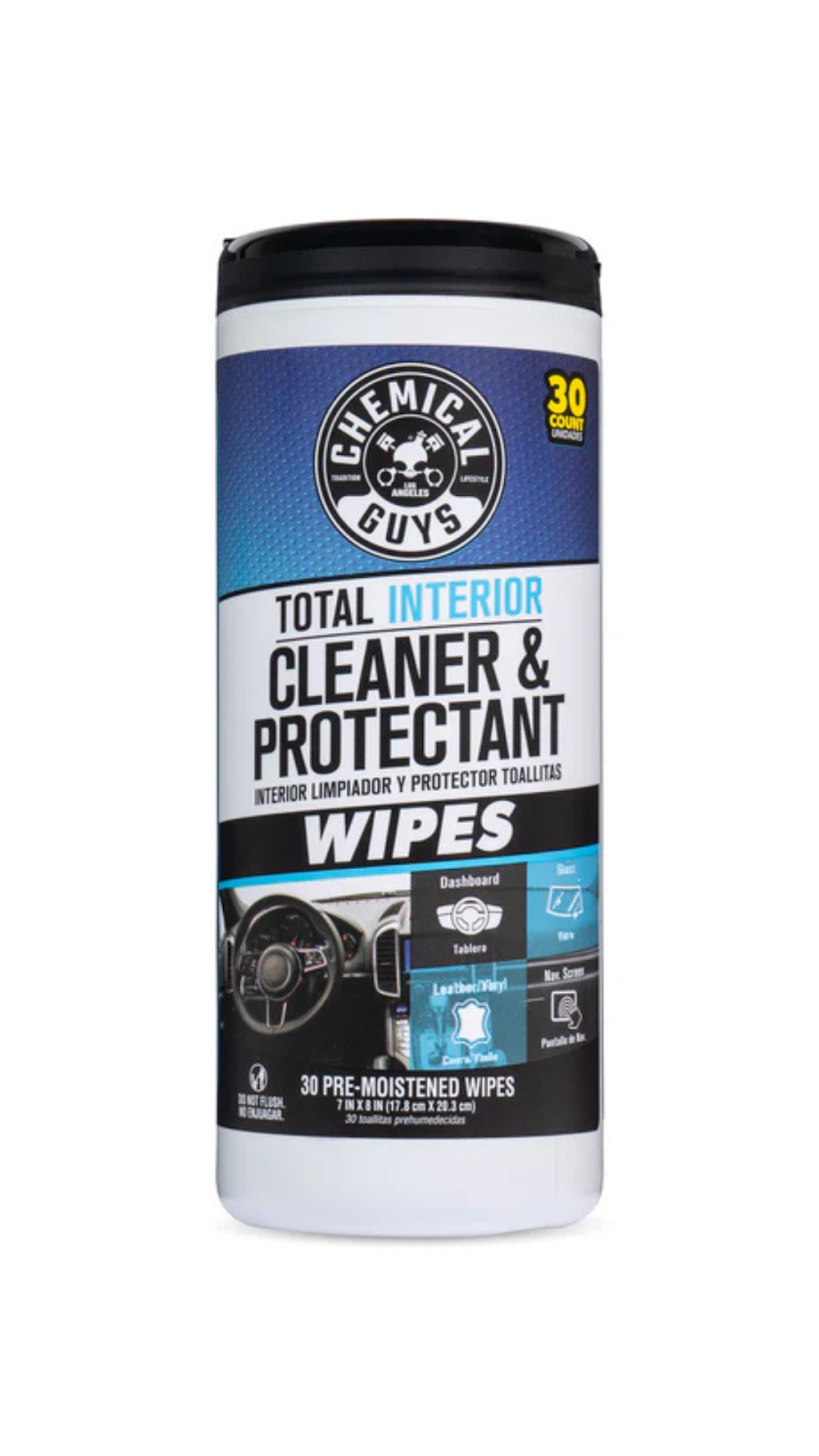 Total Interior Cleaner and Protectant Wipes by Chemical Guys