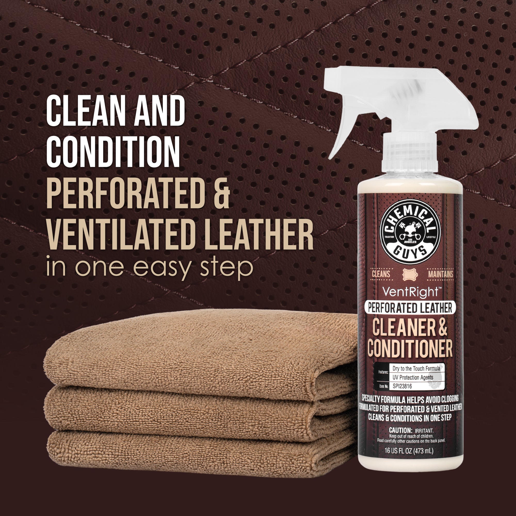 Perforated Leather Care Kit | Chemical Guys