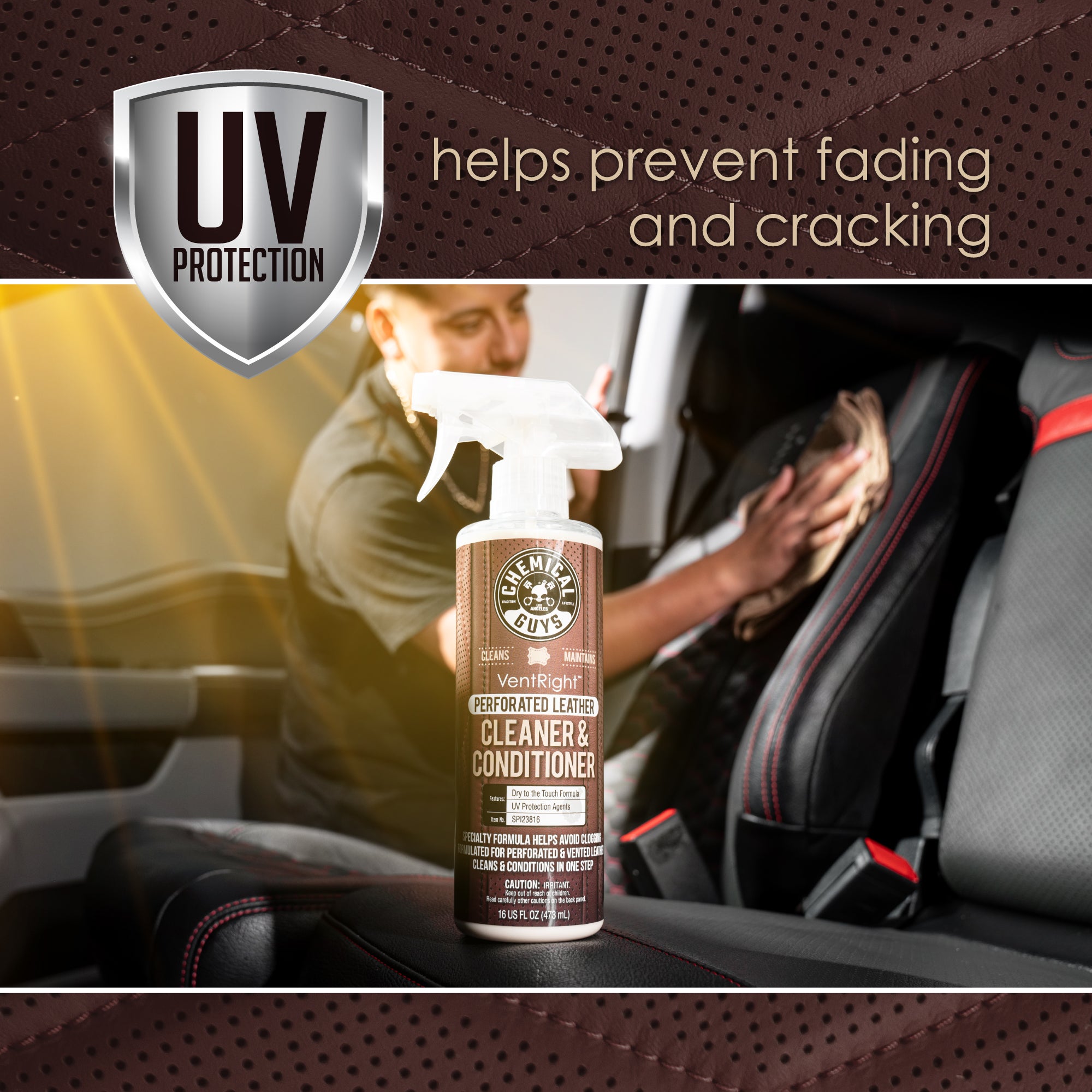 Perforated Leather Care Kit | Chemical Guys