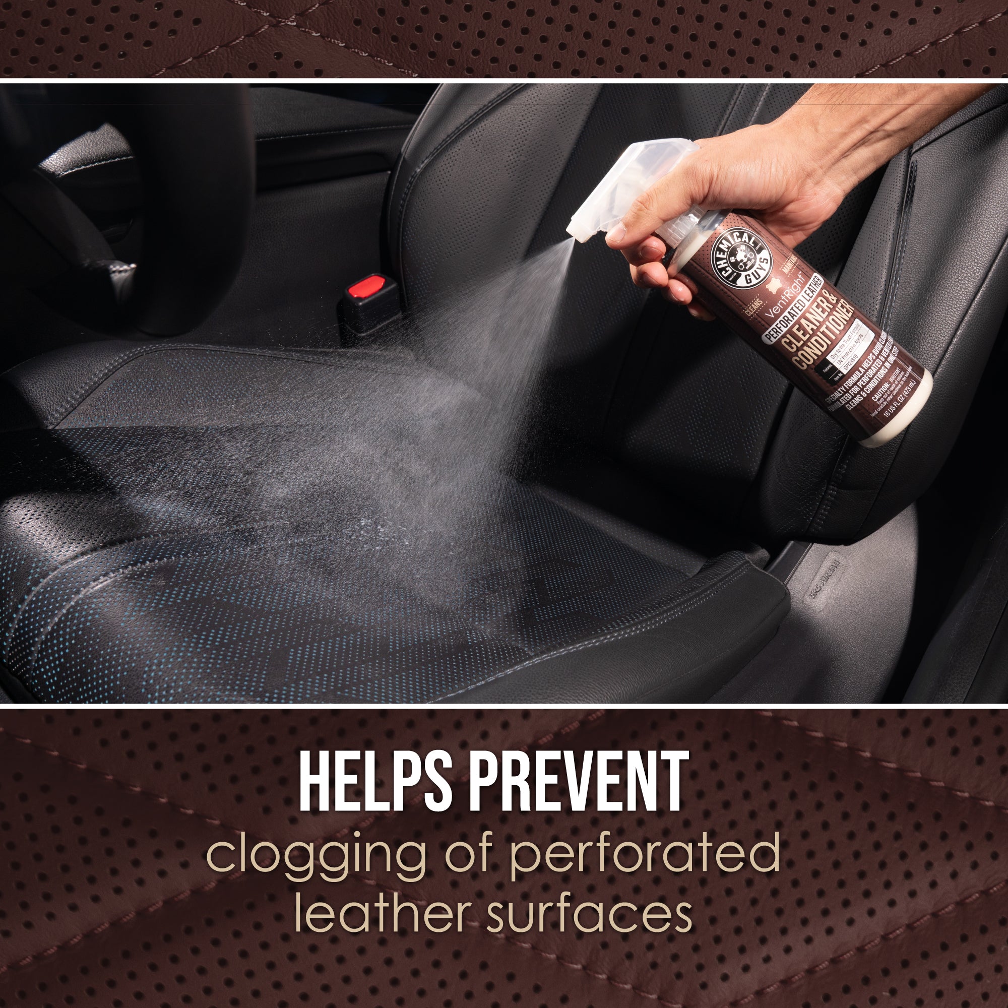 Perforated Leather Quick Detail Kit | Chemical Guys