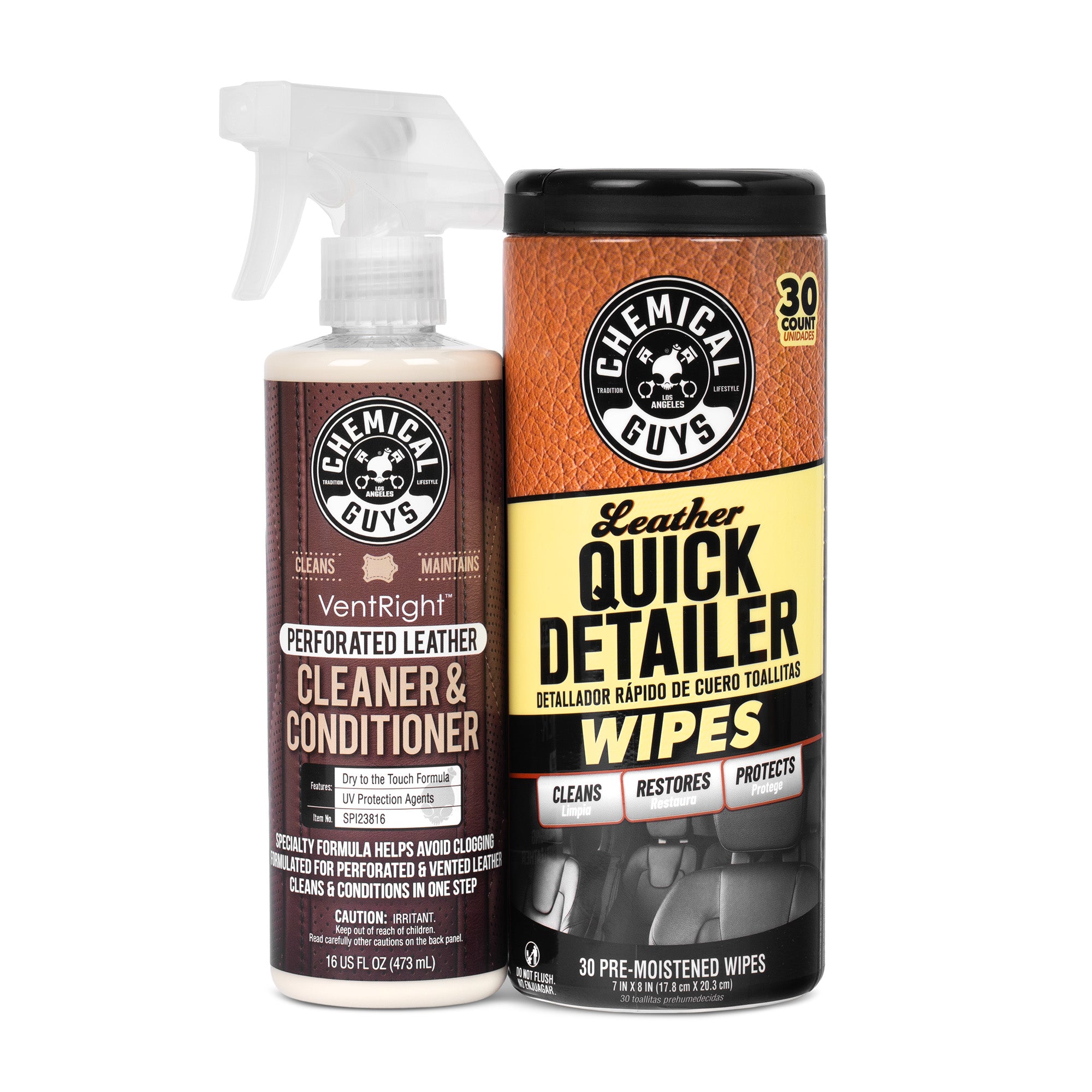 Perforated Leather Quick Detail Kit | Chemical Guys
