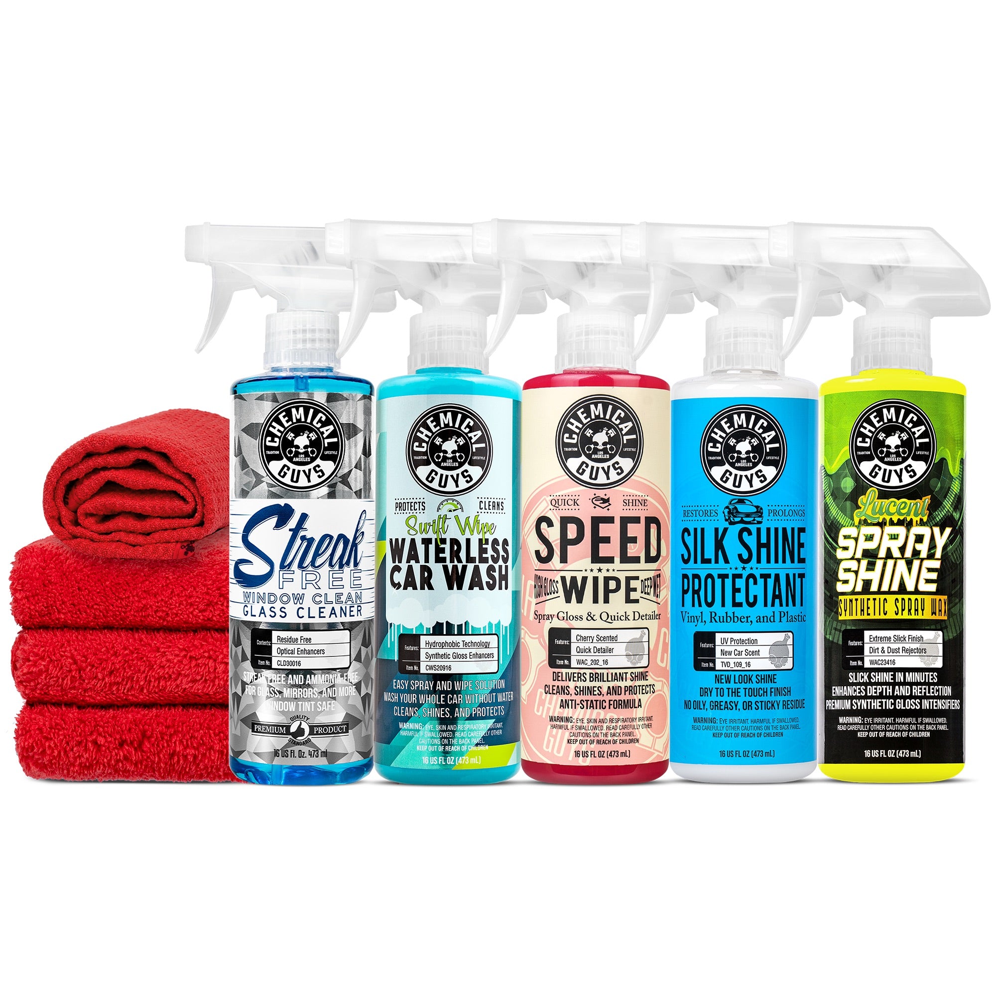 Waterless Car Wash Detail & Shine Deluxe Kit | Chemical Guys