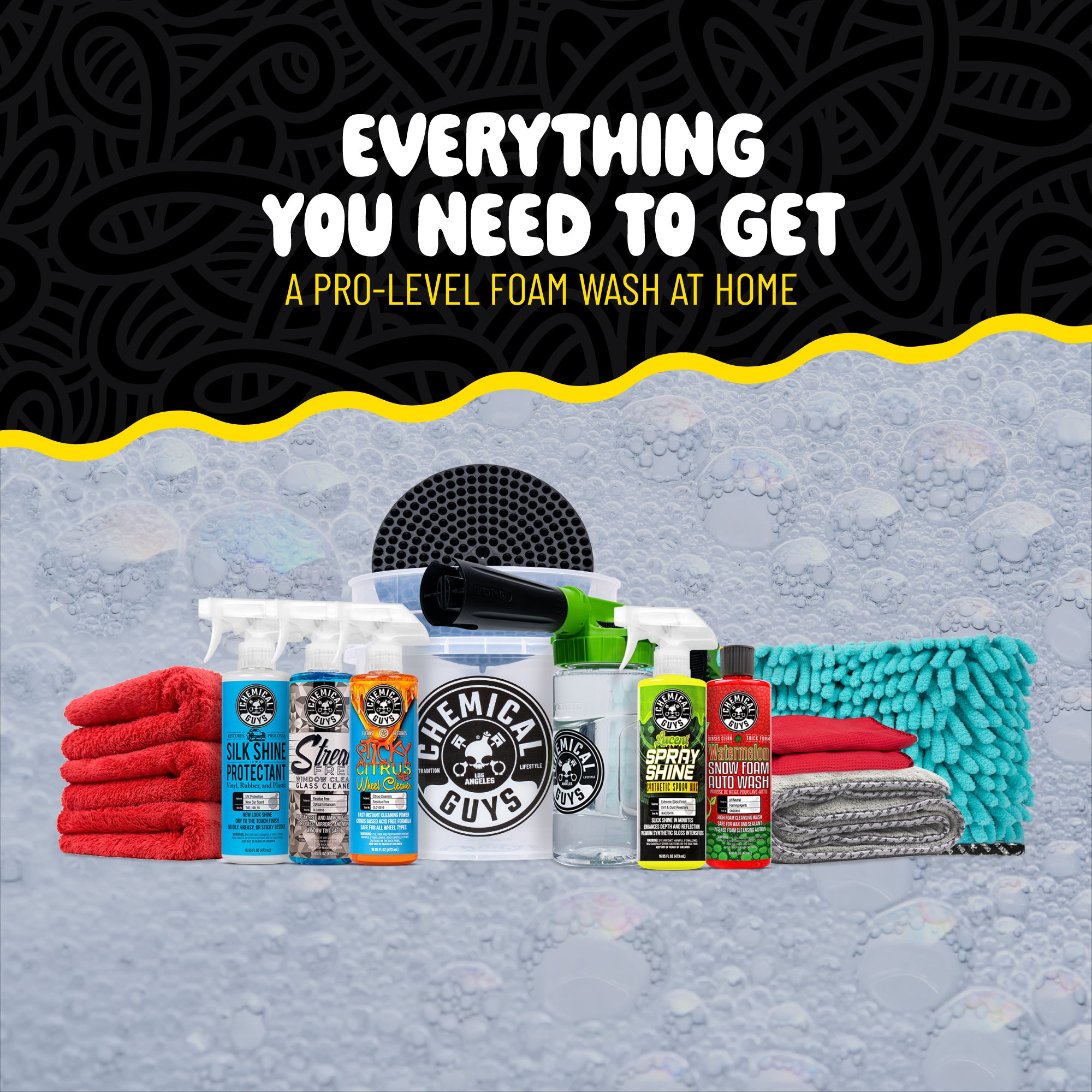 All-In-One Foam Blaster Car Wash & Wax Ultimate Kit | Chemical Guys