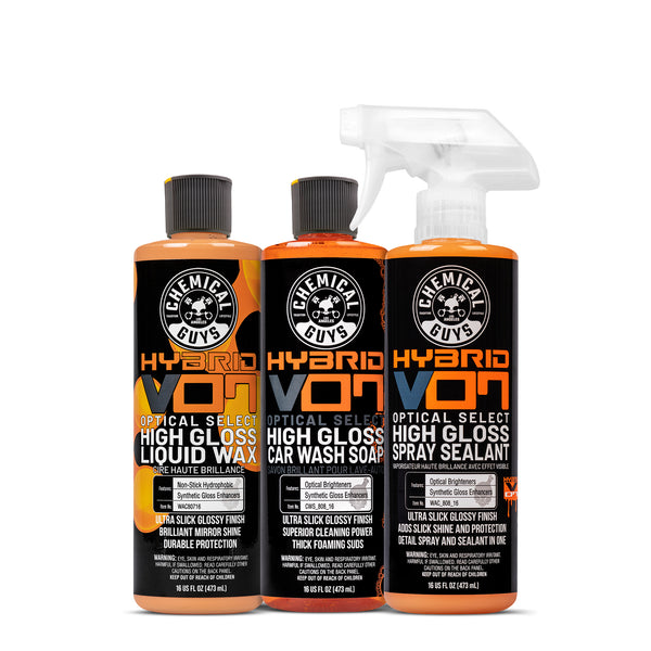Hybrid V07 Optical Select Wash, Wax & Sealant Bundle | Chemical Guys