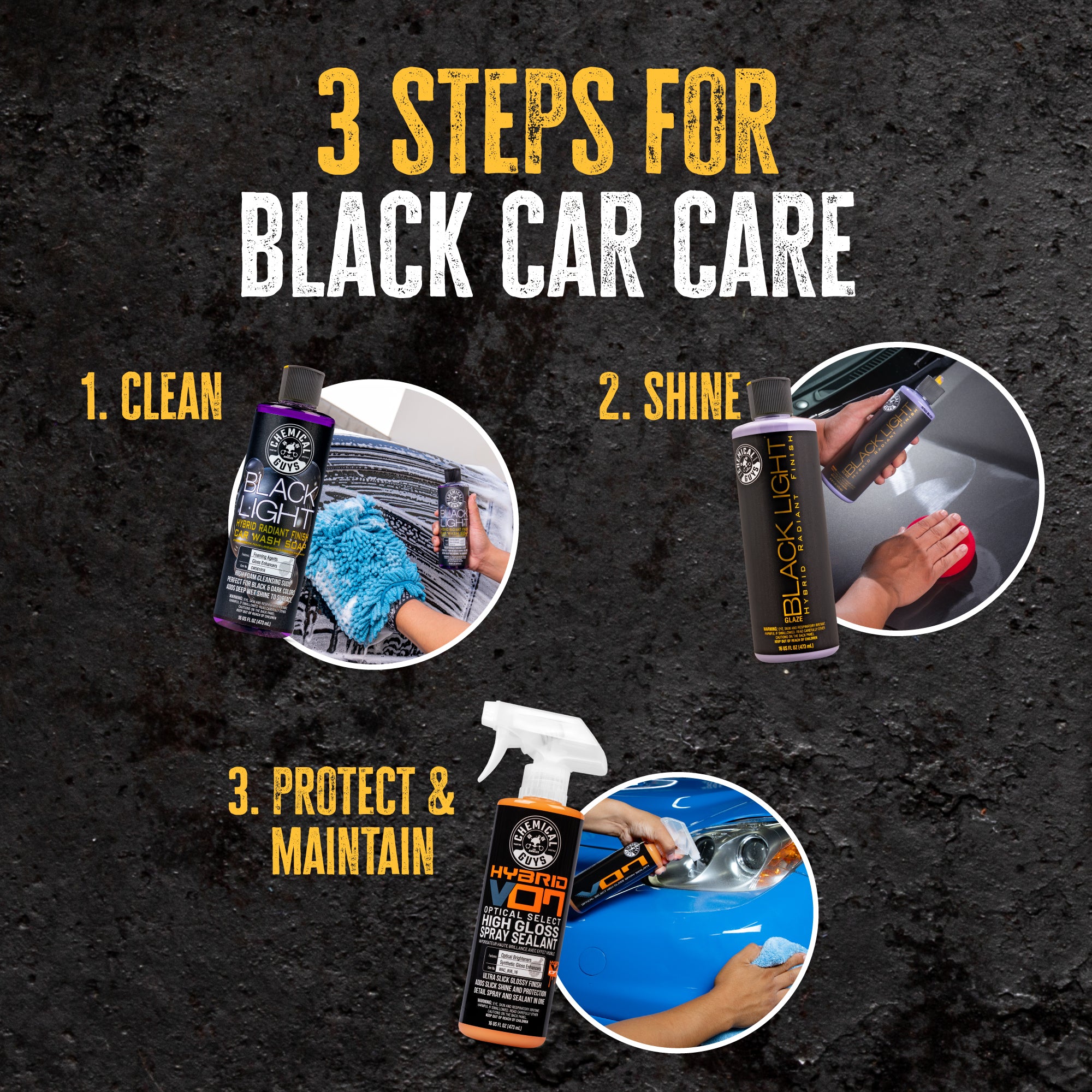 Black Car Care Starter Kit | Chemical Guys