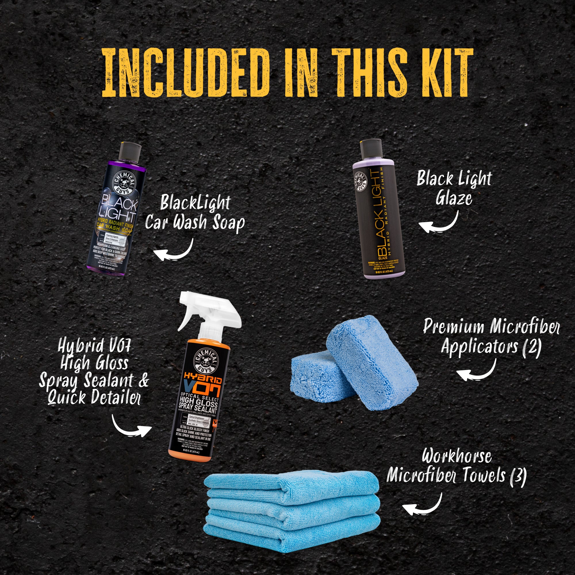 Black Car Care Starter Kit | Chemical Guys
