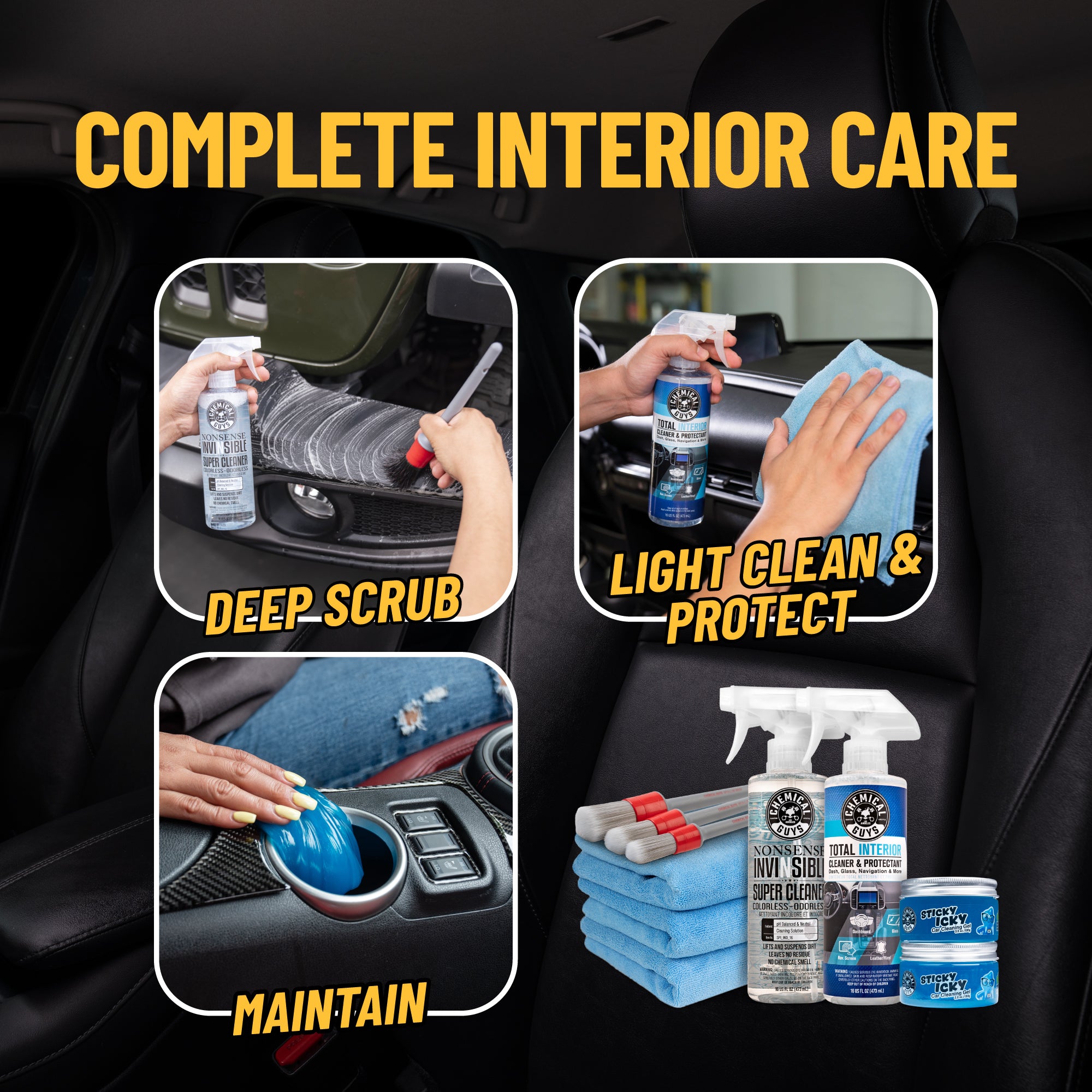 Interior Deep Clean Kit | Chemical Guys