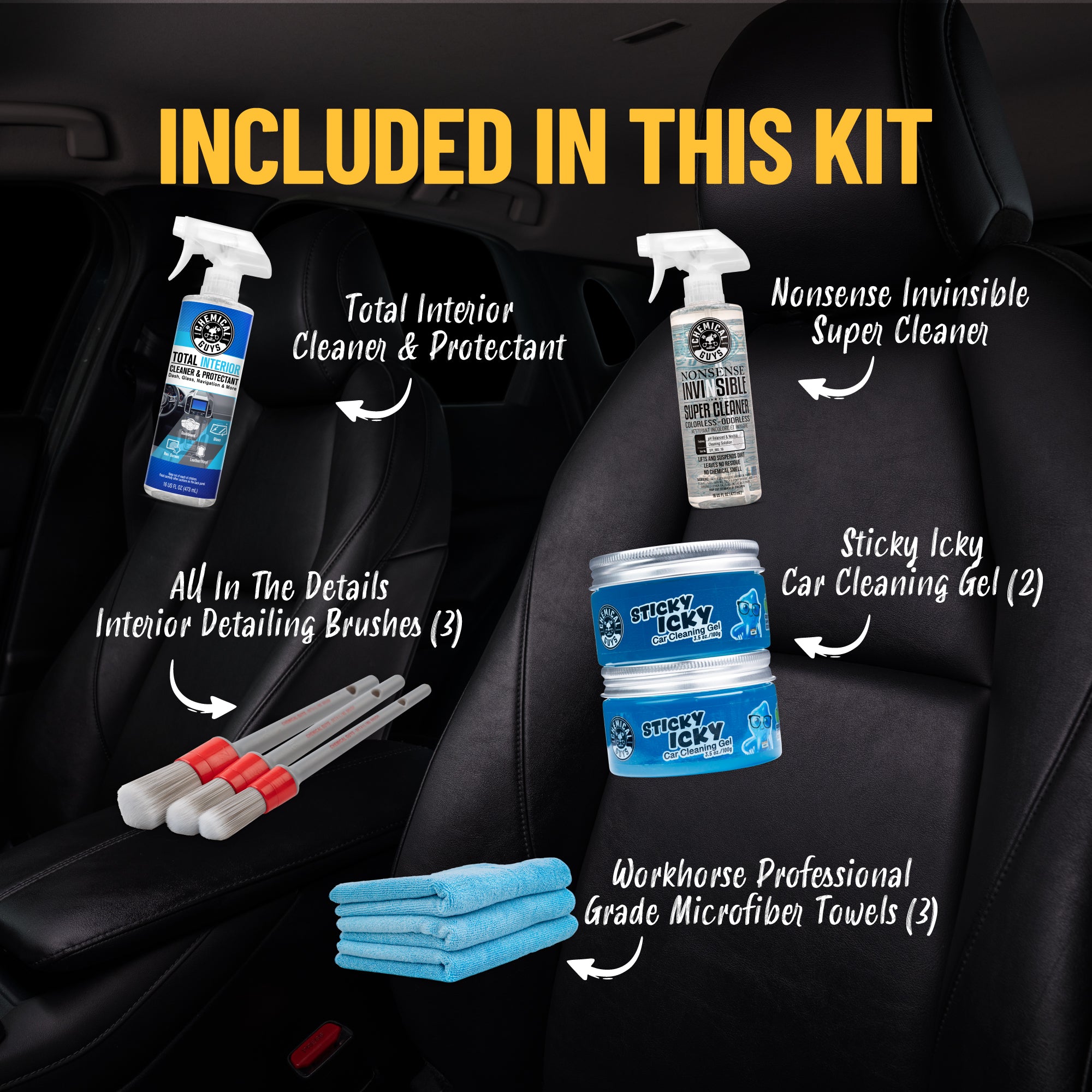 Interior Deep Clean Kit | Chemical Guys