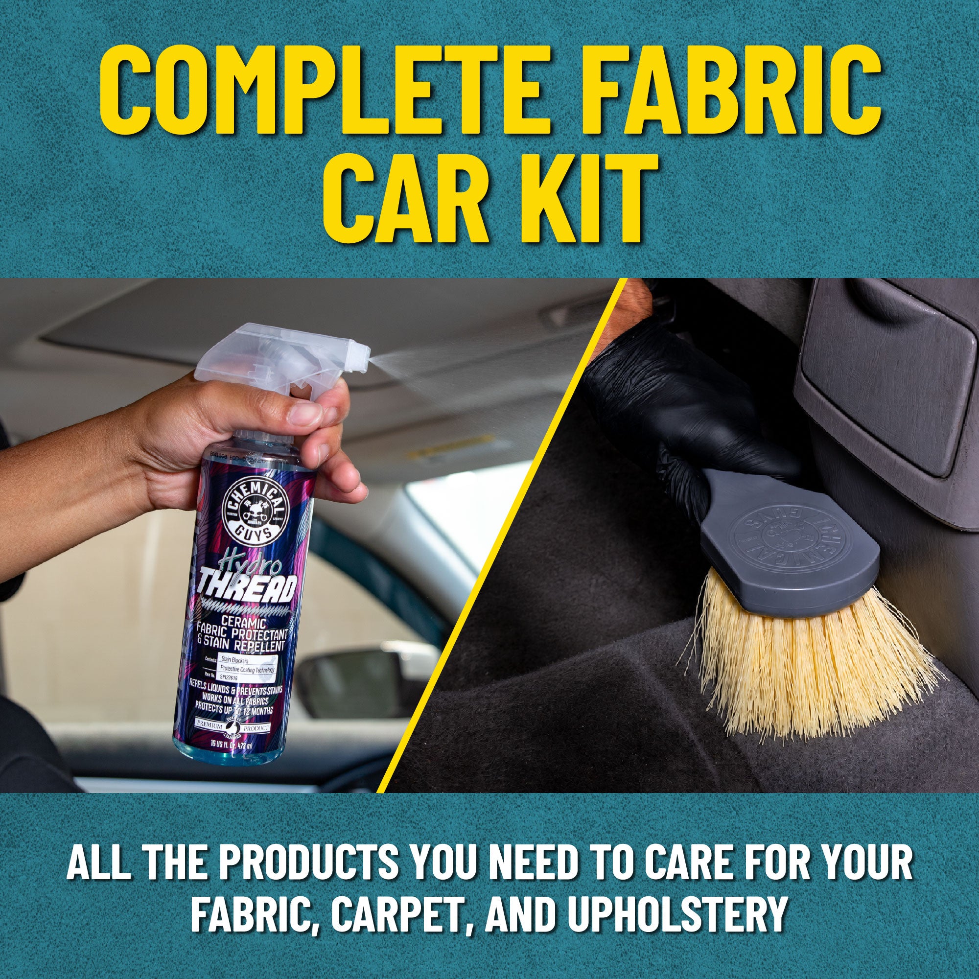 Fabric Clean & Protect Arsenal Kit | Chemical Guys