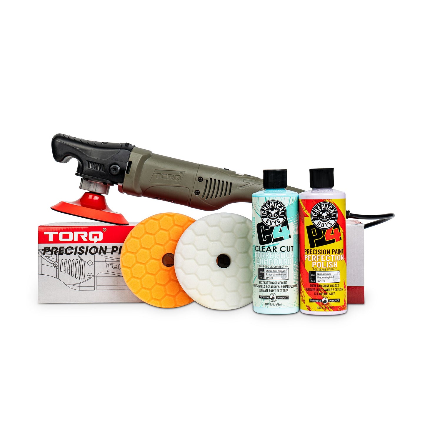 Restoration Use 2 Step TORQ R Rotary Polisher  Kit