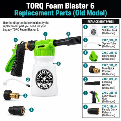 TORQ Foam Blaster 6 Replacement Parts