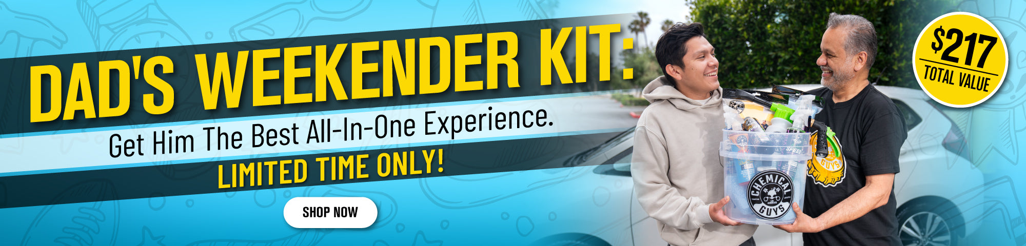 Dad's Weekender Kit: Get Him The Best All-In-One Experience. Limited Time Only!